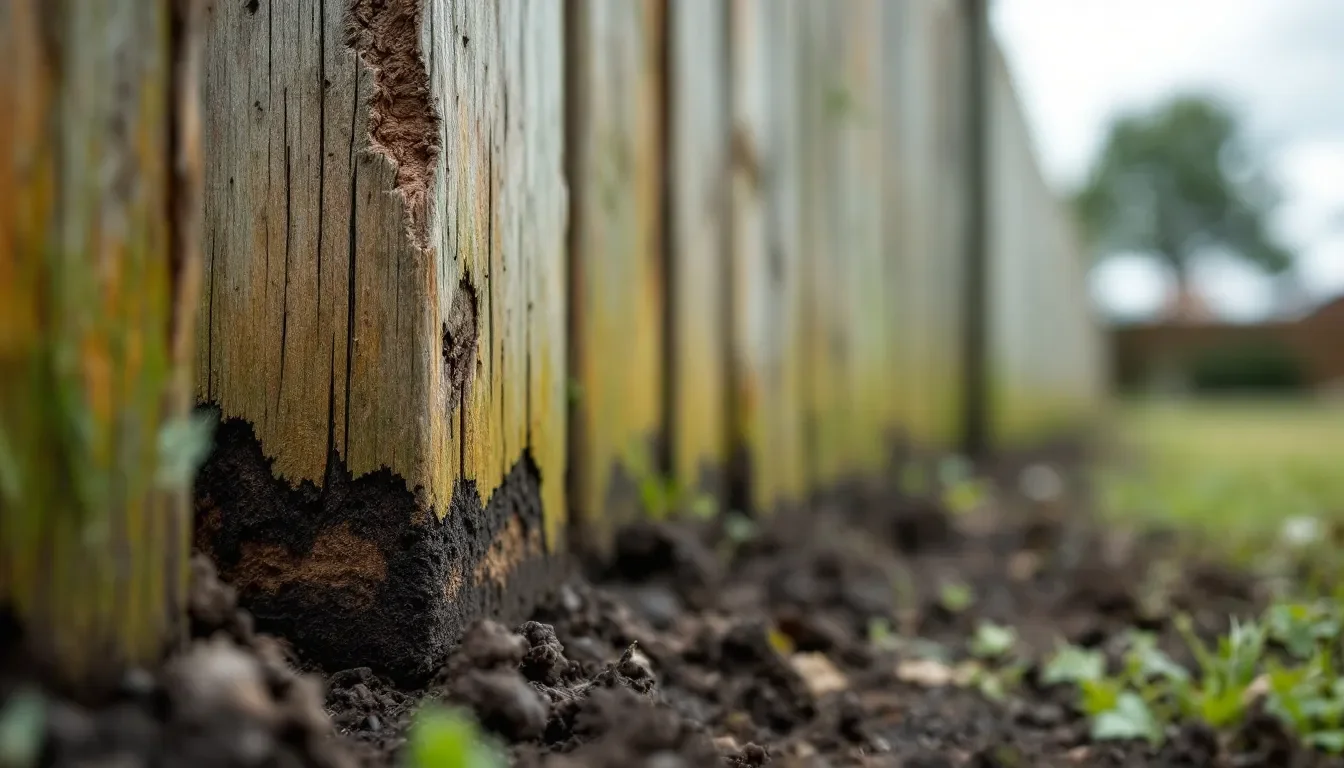 Rotted Fence Post Repair in Cape Coral
